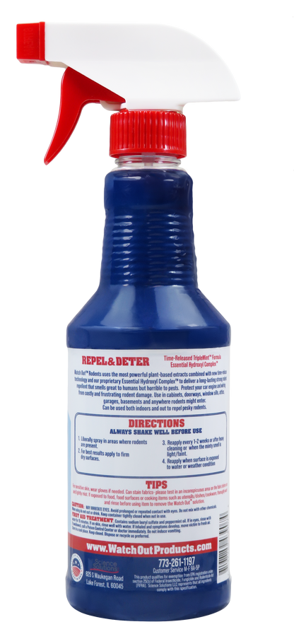 Rodent Repellent Spray Kit